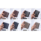 BUFF CAPTAIN 0204 Men Leather Horizontal And Vertical Wallet First-Layer Cowhide Anti-Theft Brush Card Clamp — Wisdom Black (Vertical)
