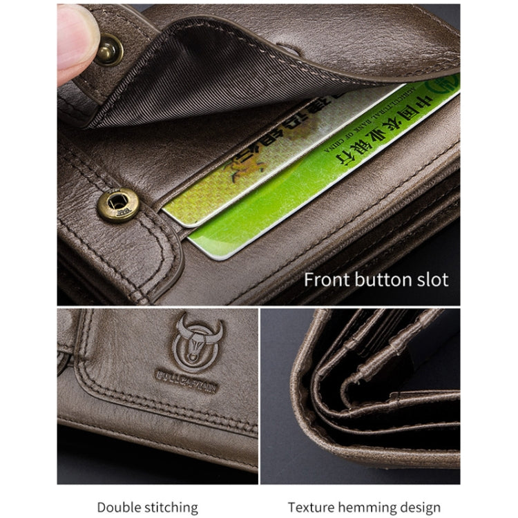 BUFF CAPTAIN 037 First-Layer Cowhide Men Leather Wallet Multi-Function Driver License Coin Purse — view 8