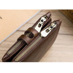 BUFF CAPTAIN 021 Leather Men Vertical Wallet Short Multi-Function Wallet — view 7