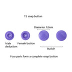 Colorful Plastic Resin Children Clothes Button Hand Pressure Pliers Installation Tool