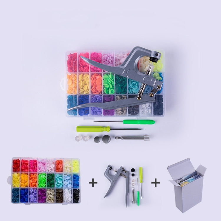 Colorful Plastic Resin Children Clothes Button Hand Pressure Pliers Installation Tool