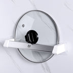 Vilscijon Aluminum Alloy Wall Hanging Shelf Bathroom Toilet Slippers Towel Rack, Colour: Short Silver — view 12