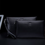 BULL CAPTAIN 446 Large-capacity Soft and Wear-resistant Leather Clutch Bag Business Wallet, Size: — L