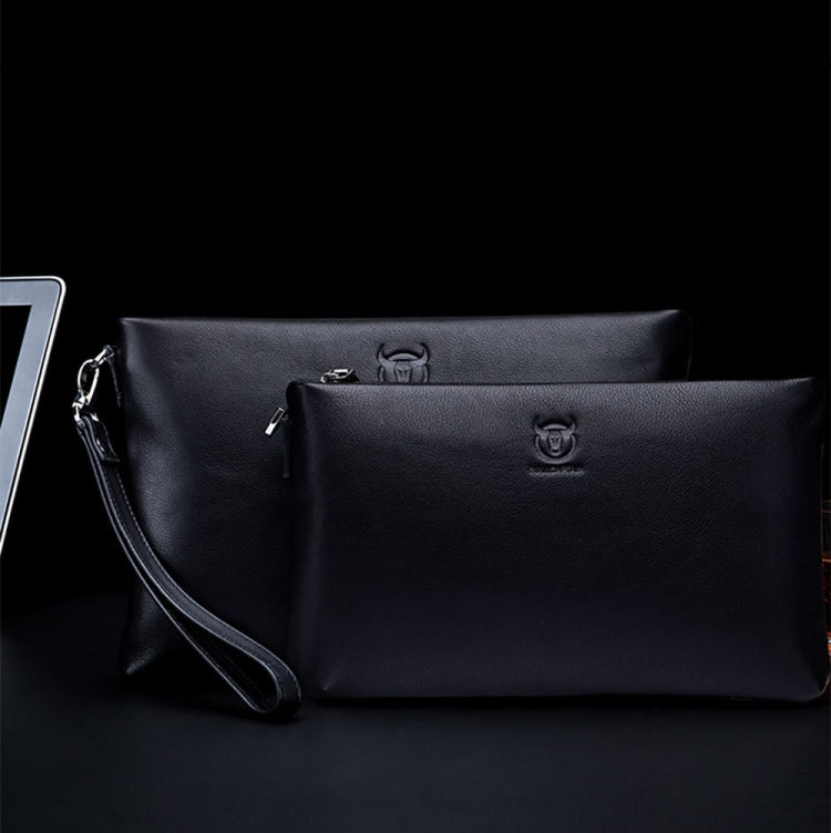 BULL CAPTAIN 446 Large-capacity Soft and Wear-resistant Leather Clutch Bag Business Wallet, Size: — L