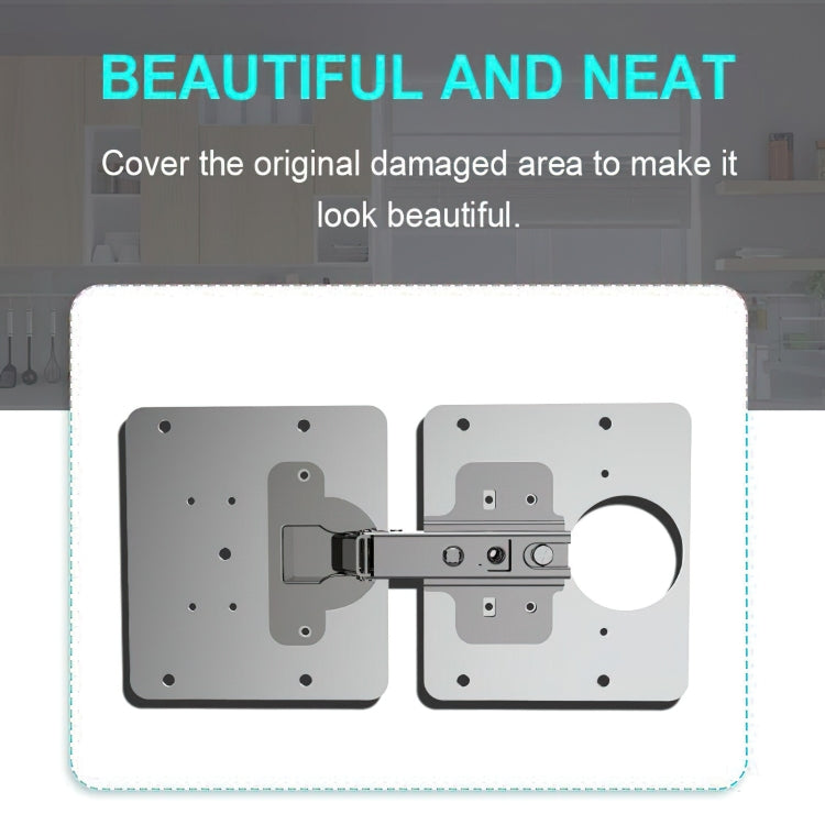 Stainless Steel Hinge Repair Installer, Specification: Single Plate +8 screw — view 4