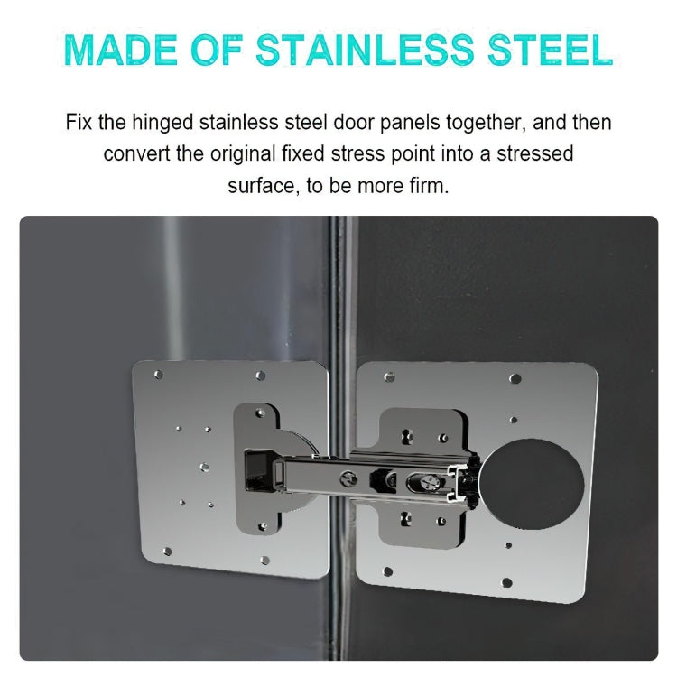 Stainless Steel Hinge Repair Installer, Specification: Single Plate +8 screw — view 6