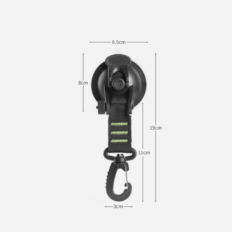 3 PCS Car Tent Suction Cup Home Users Outside Travel Portable Suction Cup Hook