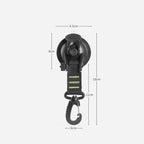 3 PCS Car Tent Suction Cup Home Users Outside Travel Portable Suction Cup Hook