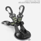 3 PCS Car Tent Suction Cup Home Users Outside Travel Portable Suction Cup Hook