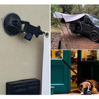 3 PCS Car Tent Suction Cup Home Users Outside Travel Portable Suction Cup Hook