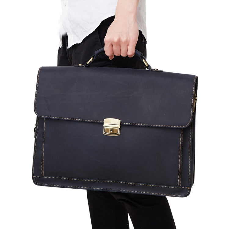 Men Business Briefcase 15.6-Inch Multi-Function Computer Handbag — view 5