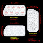 DIY Crystal Dripping Ring Pendant Silicone Mold Arc-Shaped Section Ring Mold — view 3