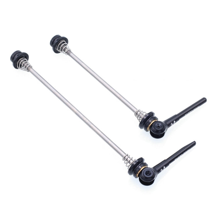 EVERDAWN Mountain Highway Bike Titanium Alloy Axis Quick Removal Rod Front And Rear Rollers Open Flower Drum Fixed Axis Trolley — 424 Red