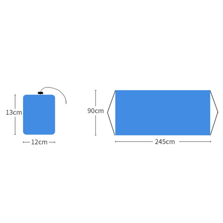 Outdoor Hammock Camping Nylon Single Swing, Random Color Delivery