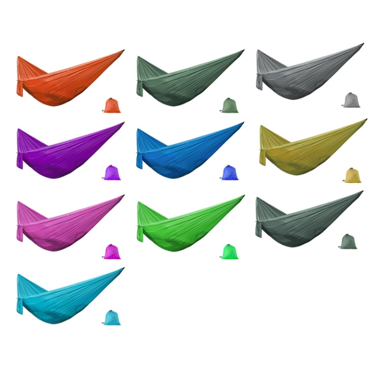 Outdoor Hammock Camping Nylon Single Swing, Random Color Delivery