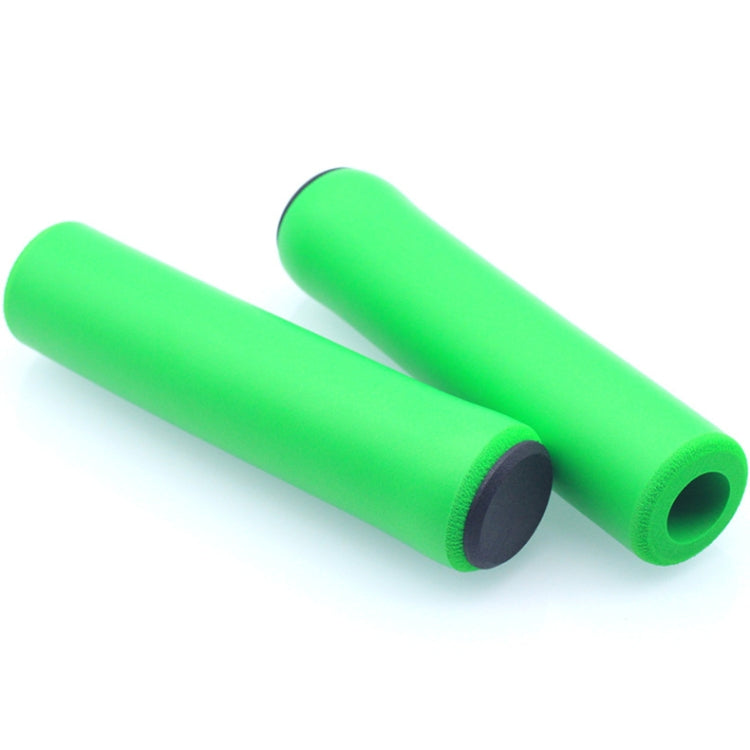 4 Pairs Mountain Folding Bicycle Silicone Foaming Sponge Handle Cover Rubber Shock Absorbing Anti-Slip Handle Set