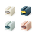5 PCS TM19014 Lazy Toothpaste Squeezer Manual Toothpaste Extruder — Dark Blue + Yellow