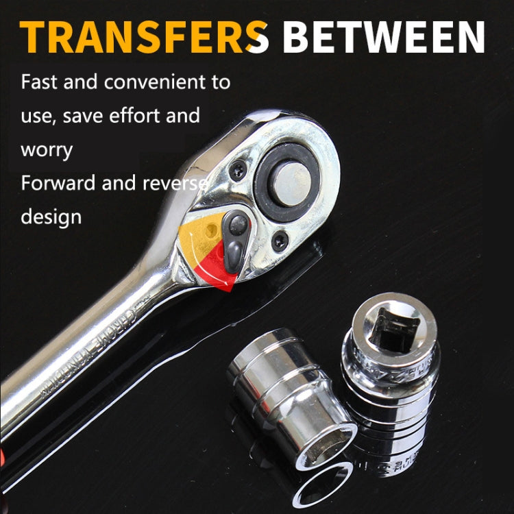 CY-0028 12 PCS/Set Auto Repair Tool Ratchet Quick Socket Wrench Hardware Box Combination — view 7