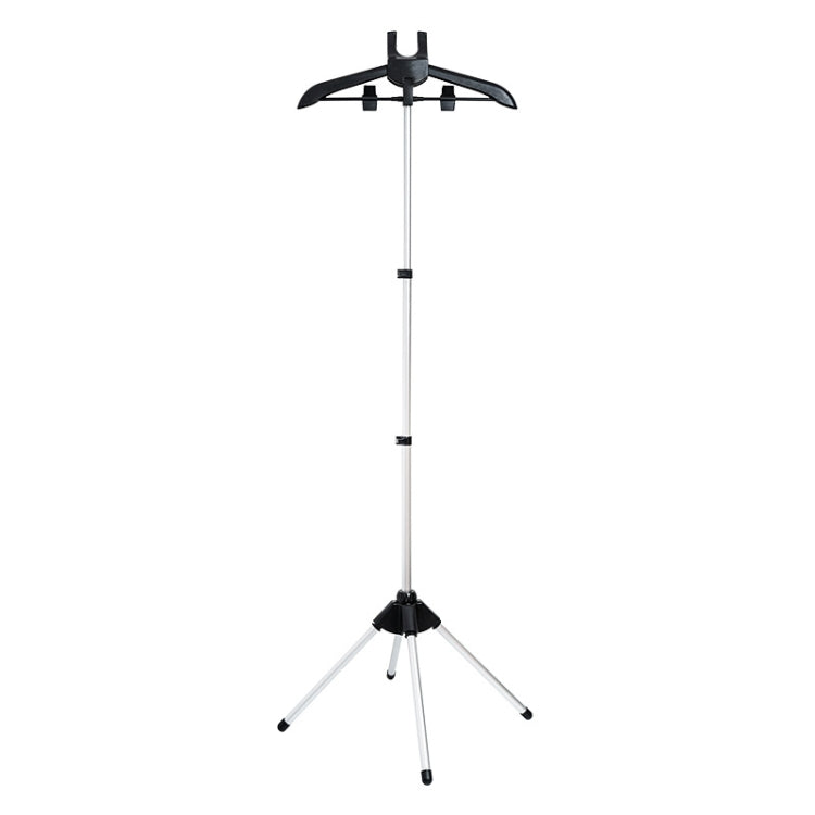 1.6m 3 in 1 Hanging Ironing Bracket Hanger Telescopic Metal Rod Mount