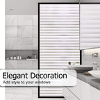 2pcs Office Privacy Glass Film Admiring Removable Large Size Blind Glass Stickers, Specification: 45cm x 1 m — view 6