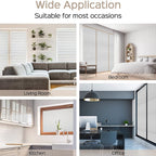 2pcs Office Privacy Glass Film Admiring Removable Large Size Blind Glass Stickers, Specification: 45cm x 1 m — view 7