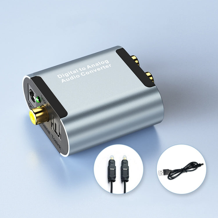 HW-25DA R/L Digital To Analog Audio Converter With 3.5mm Jack SPDIF Audio Decoder with
