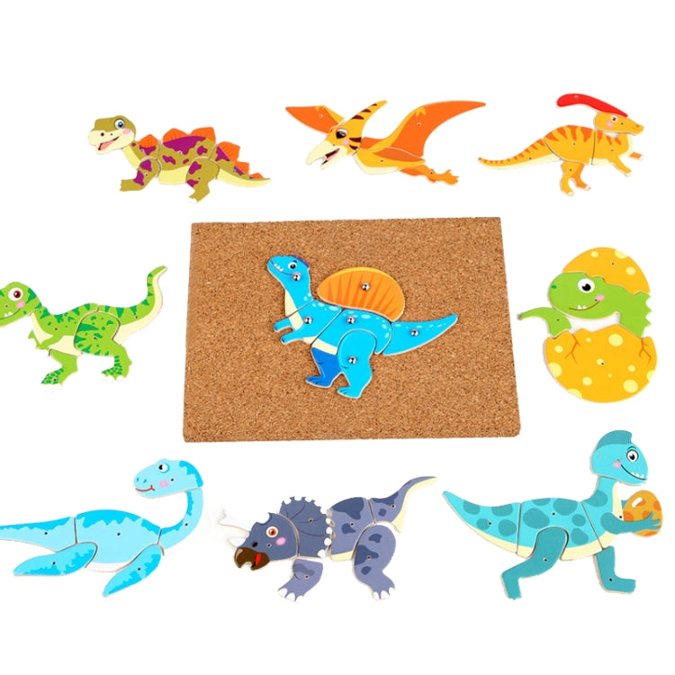 MQY-9988 Early Childhood Education Puzzles Baby Wooden Puzzle Toys — Animal