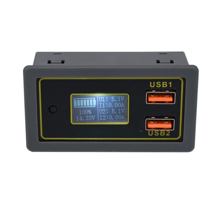 12/24V Battery Lead-Acid Battery Turn 5V USB Fast Charge Display, Car DC Voltage Electricity Table