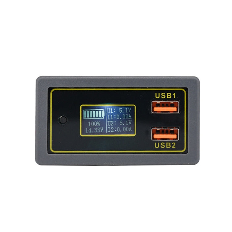 12/24V Battery Lead-Acid Battery Turn 5V USB Fast Charge Display, Car DC Voltage Electricity Table