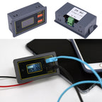 12/24V Battery Lead-Acid Battery Turn 5V USB Fast Charge Display, Car DC Voltage Electricity Table