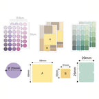 10 Sets YZCSBQ Multifunctional Color Label Sticker Index Sticky Note — view 6