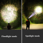 T40 P50 Lamp Beads Headlight USB Rechargeable Zoom Outdoor Strong Headlight, Specification: