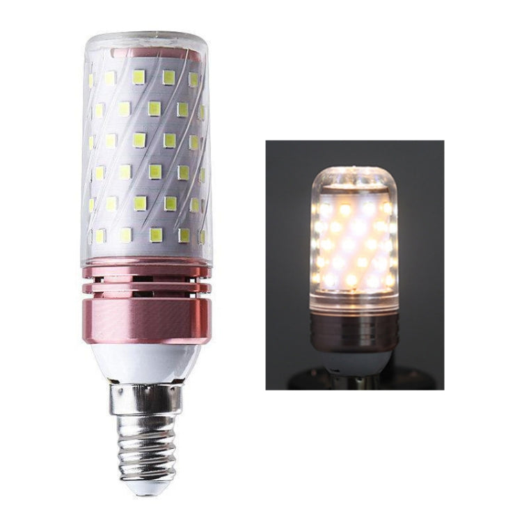 3 PCS No Flicker Corn Light Candle Bulb Screw Bulb — 12W-E14  Three-color Light Home Style