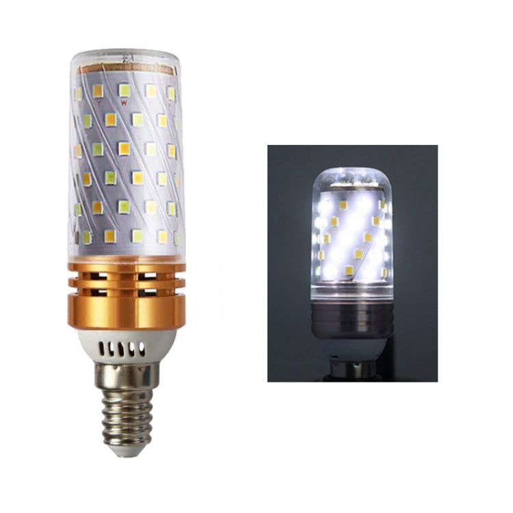 3 PCS No Flicker Corn Light Candle Bulb Screw Bulb — 12W-E14  Neutral Light Home Style