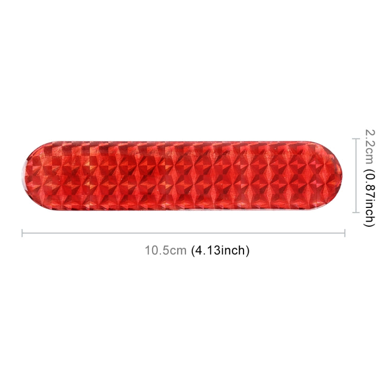 10 Sets High-brightness Laser Reflective Strip Warning Tape Decal Car Reflective Stickers Safety Mark