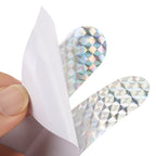 10 Sets High-brightness Laser Reflective Strip Warning Tape Decal Car Reflective Stickers Safety Mark
