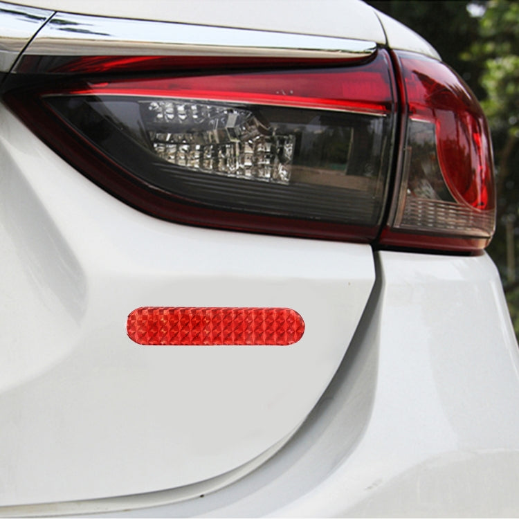 10 Sets High-brightness Laser Reflective Strip Warning Tape Decal Car Reflective Stickers Safety Mark