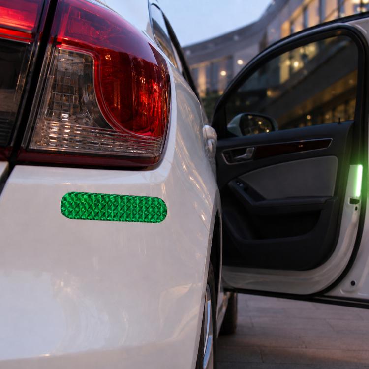 10 Sets High-brightness Laser Reflective Strip Warning Tape Decal Car Reflective Stickers Safety Mark — view 8