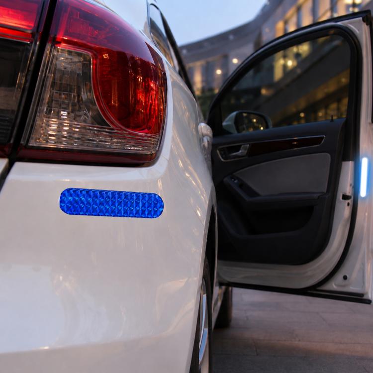 10 Sets High-brightness Laser Reflective Strip Warning Tape Decal Car Reflective Stickers Safety Mark — view 9