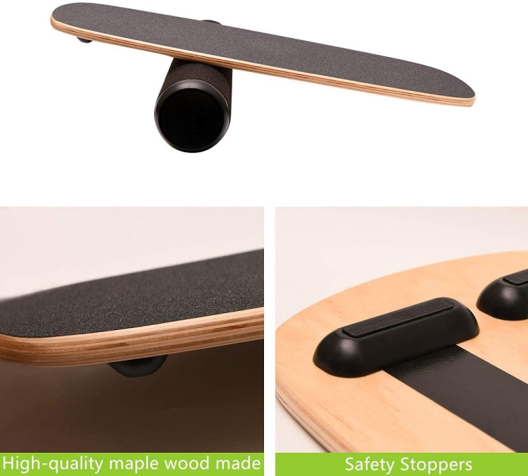 Surfing Ski Balance Board Roller Wooden Yoga Board