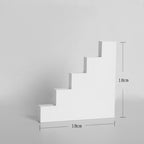 Solid Wood Geometric Polygon Camera Props Creative Photography Ornaments — Flat Ladder
