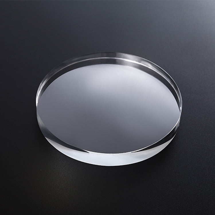 Transparent Acrylic Geometric Photo Props Photography Background Plate Ornaments — 2 PCS Round 8x1.5cm