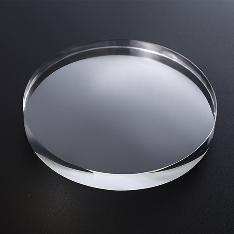 Transparent Acrylic Geometric Photo Props Photography Background Plate Ornaments — Round 12x1.5cm