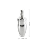Electroplated Pure Copper Rotating Nozzle 360 Degree Fast Rotation 1/4 Quick-Insert Ceramic Spool