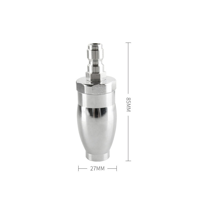 Electroplated Pure Copper Rotating Nozzle 360 Degree Fast Rotation 1/4 Quick-Insert Ceramic Spool
