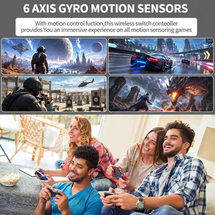 Wireless Gamepad With Wake-Up For Nintendo Switch/Android/IOS/PC, Style: