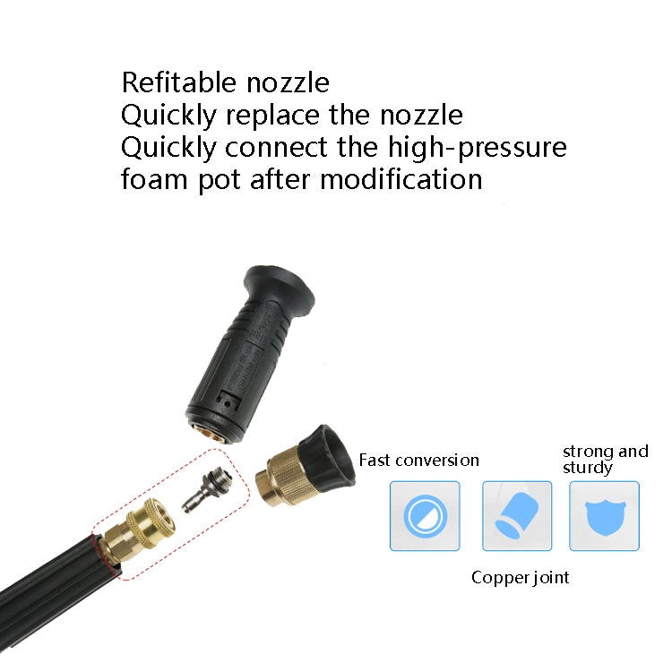 2 PCS High-Pressure Water Sprinklers Live Connection And Quick Plug-In Sockets For Threaded Connection Of Washing Machine Nozzles