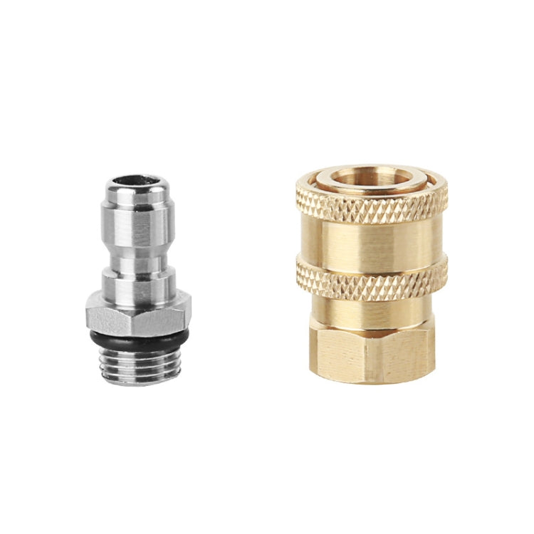 2 Sets High Pressure Spray Head Fast Insertion 1/4 Quick Pure Copper Joint