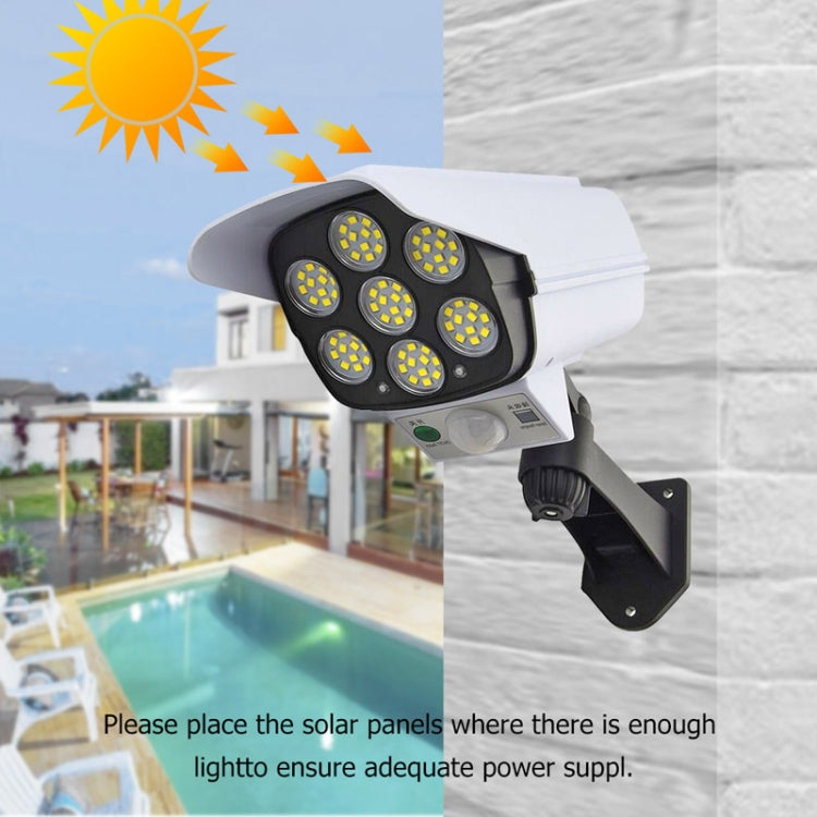 Solar Sensor LED Wall Light Simulation Surveillance Camera Glare Anti-Thief Street Lamp, Style: — view 5