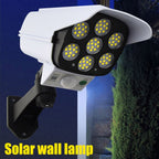 Solar Sensor LED Wall Light Simulation Surveillance Camera Glare Anti-Thief Street Lamp, Style: — view 8